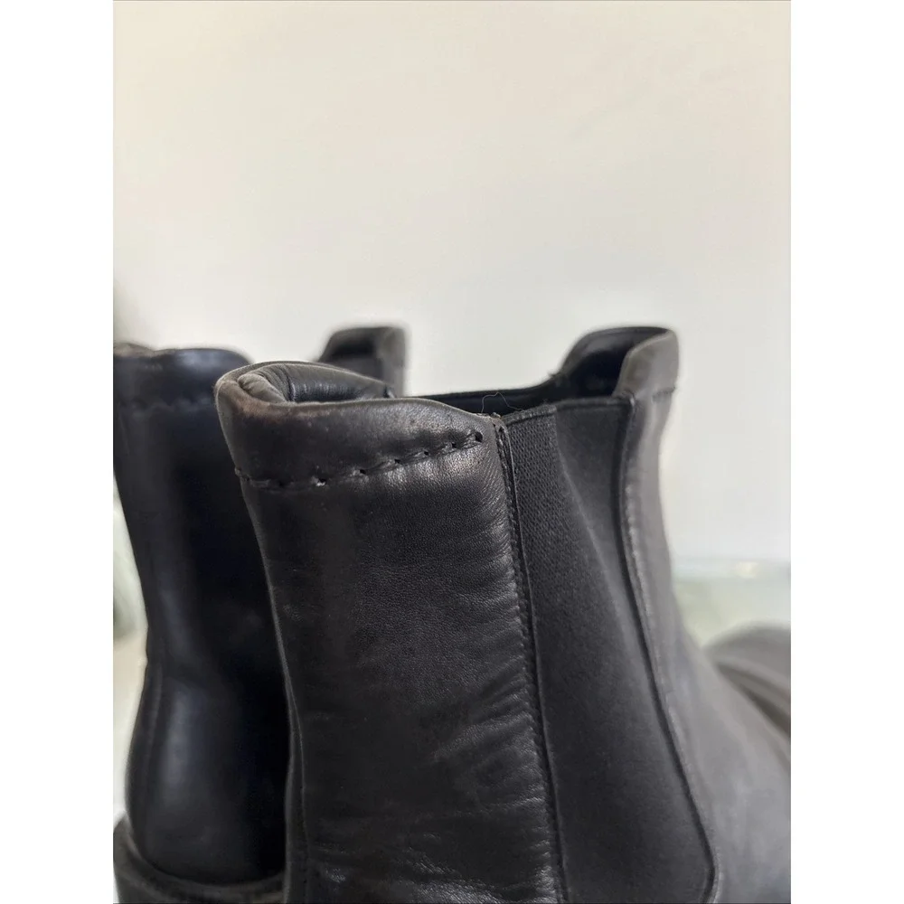 Rare Vintage Tom Ford Gucci Black Leather Chelsea Boots 8D